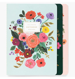 Rifle Paper Co. Garden Party Stitched Notebooks Set of 3