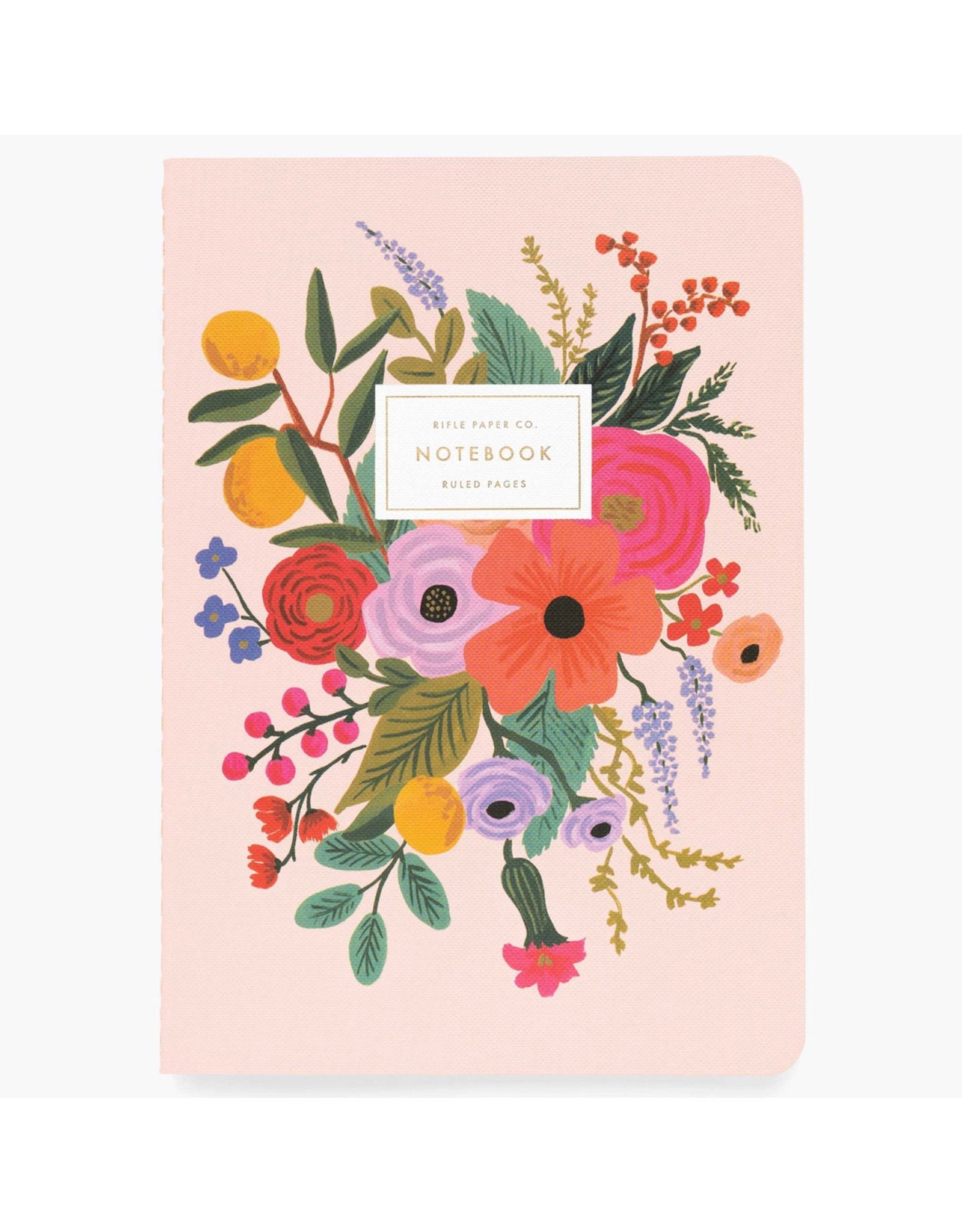 Rifle Paper Co. Garden Party Stitched Notebooks Set of 3
