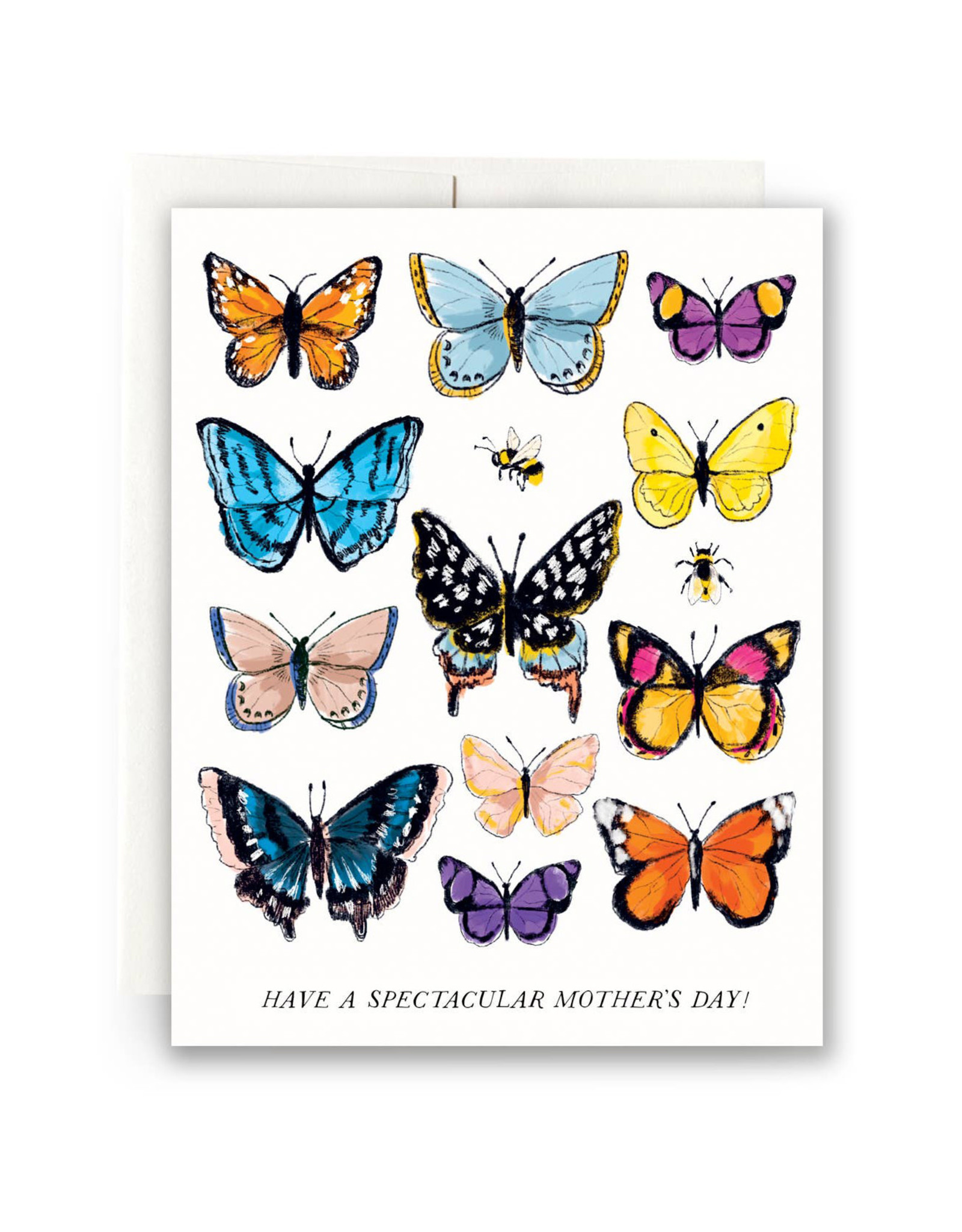 Antiquaria Butterfly Mother's Day A2 Greeting Card
