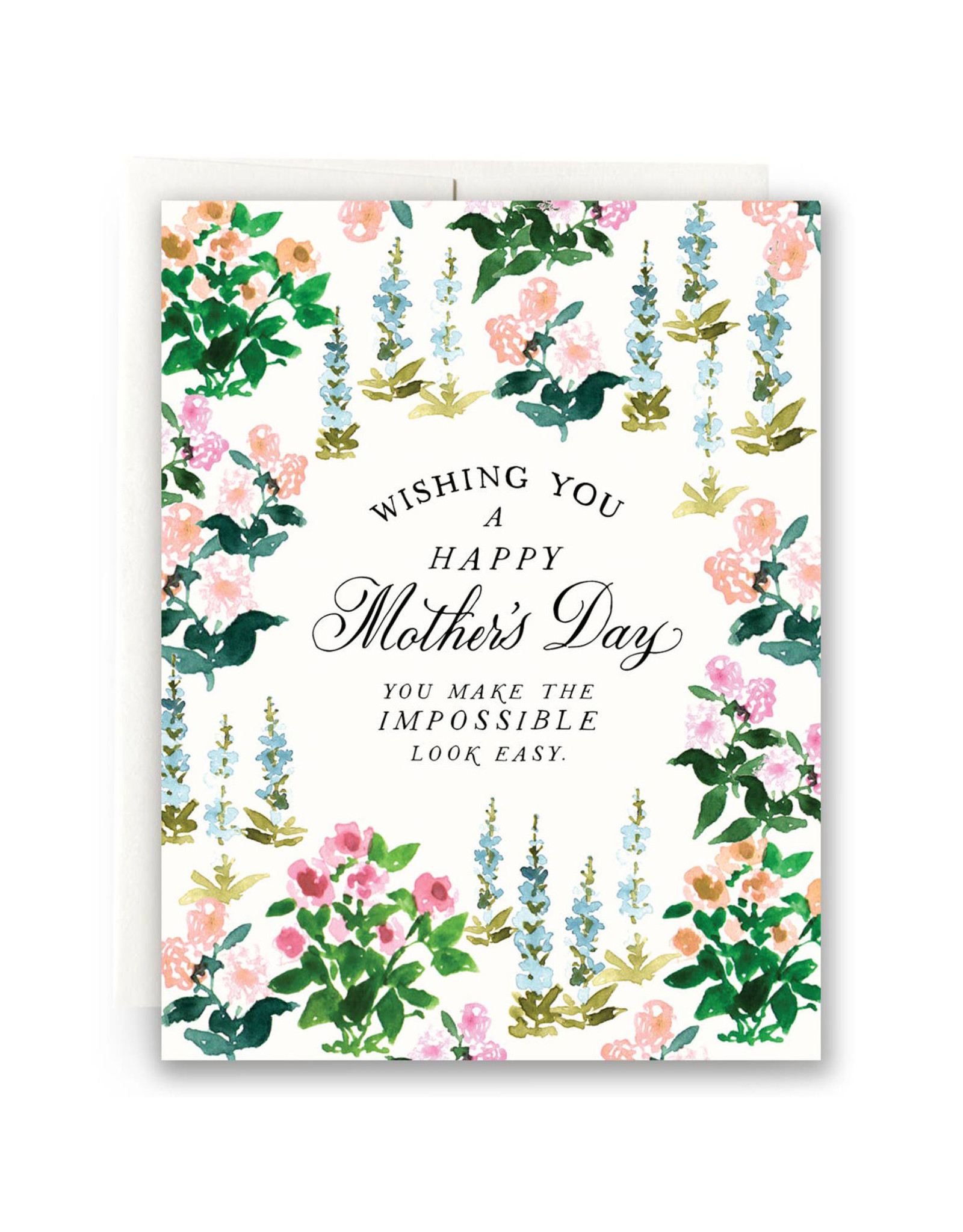 Antiquaria Spring Garden Mother's Day A2 Greeting Card