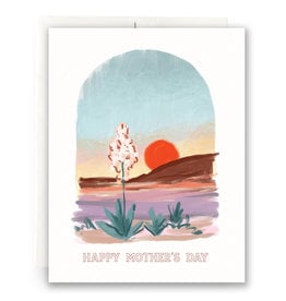 Antiquaria Desert Sunset Mother's Day A2 Greeting Card