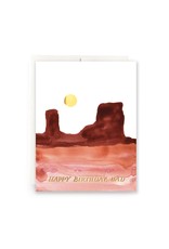 Antiquaria Desert Mesa Dad Birthday A2 Greeting Card