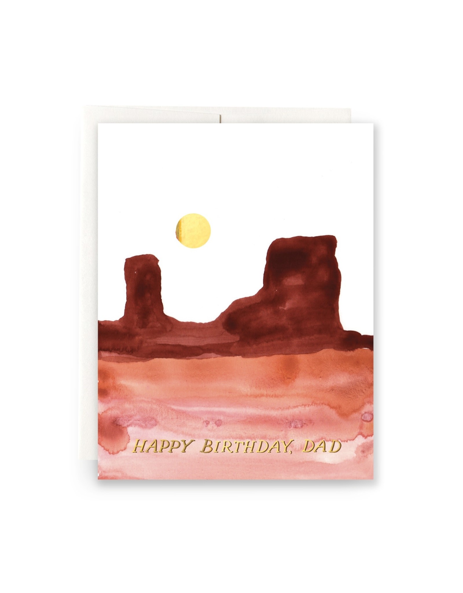 Antiquaria Desert Mesa Dad Birthday A2 Greeting Card