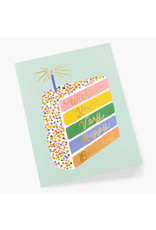 Rifle Paper Co. Cake Slice Birthday A2 Notecard