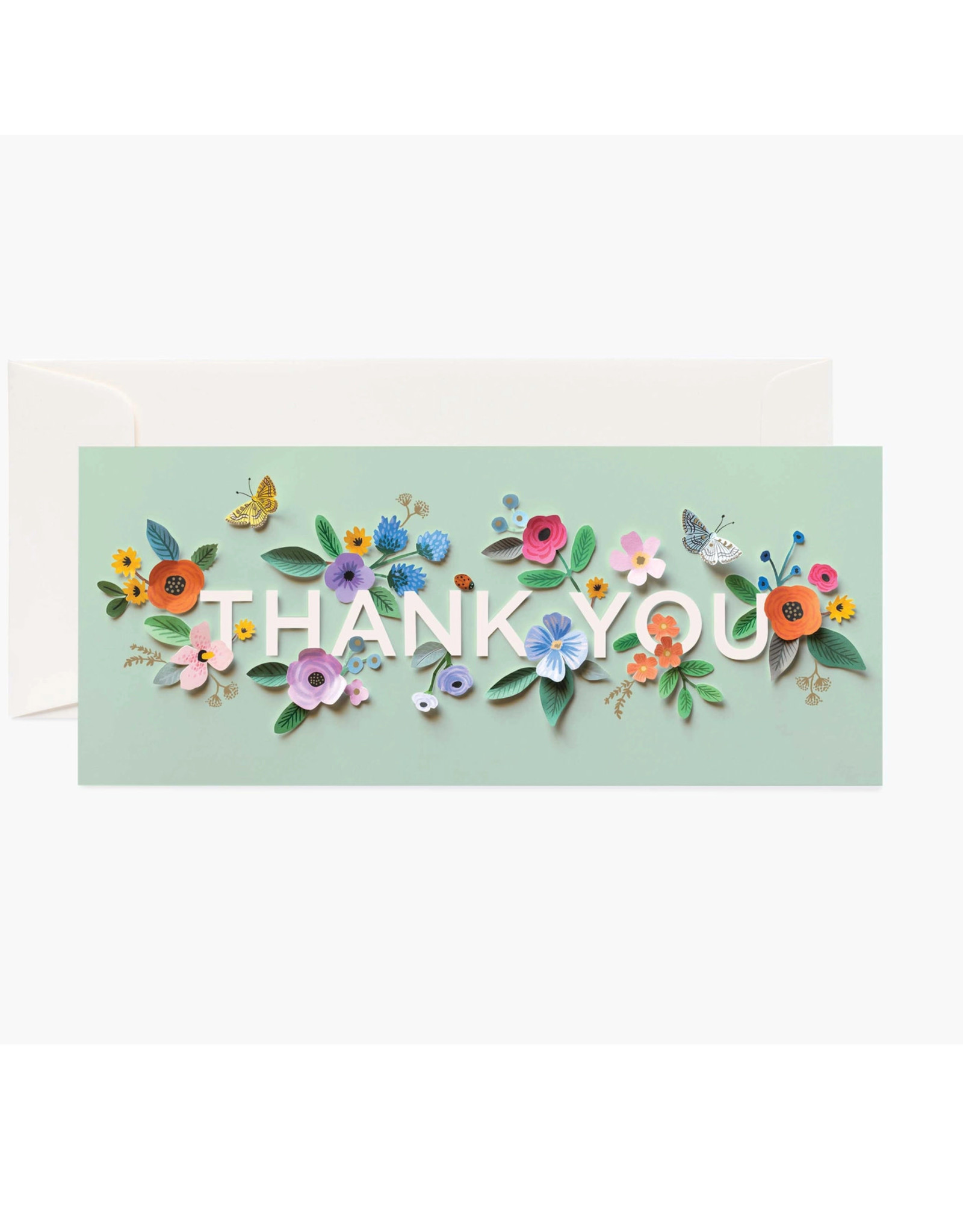 Rifle Paper Co. Cut Paper Thank You No.10 Notecard
