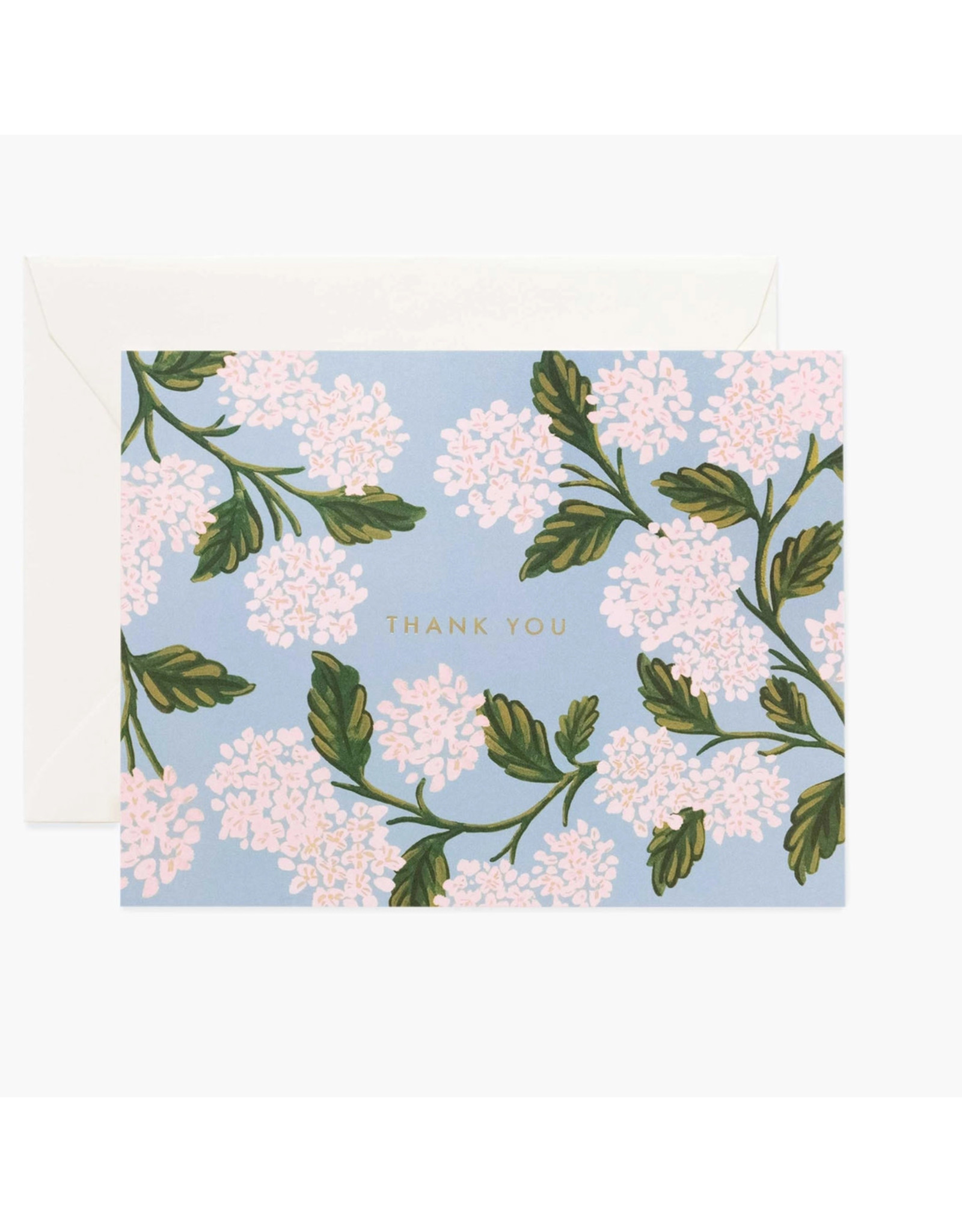 Rifle Paper Co. Hydrangea Thank You Box Set of 8 Notecards