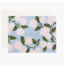 Rifle Paper Co. Hydrangea Thank You Box Set of 8 Notecards