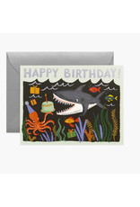 Rifle Paper Co. Shark Birthday A2 Notecard