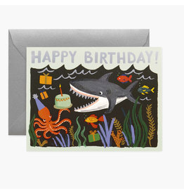 Rifle Paper Co. Shark Birthday A2 Notecard