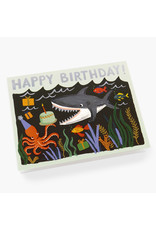 Rifle Paper Co. Shark Birthday A2 Notecard