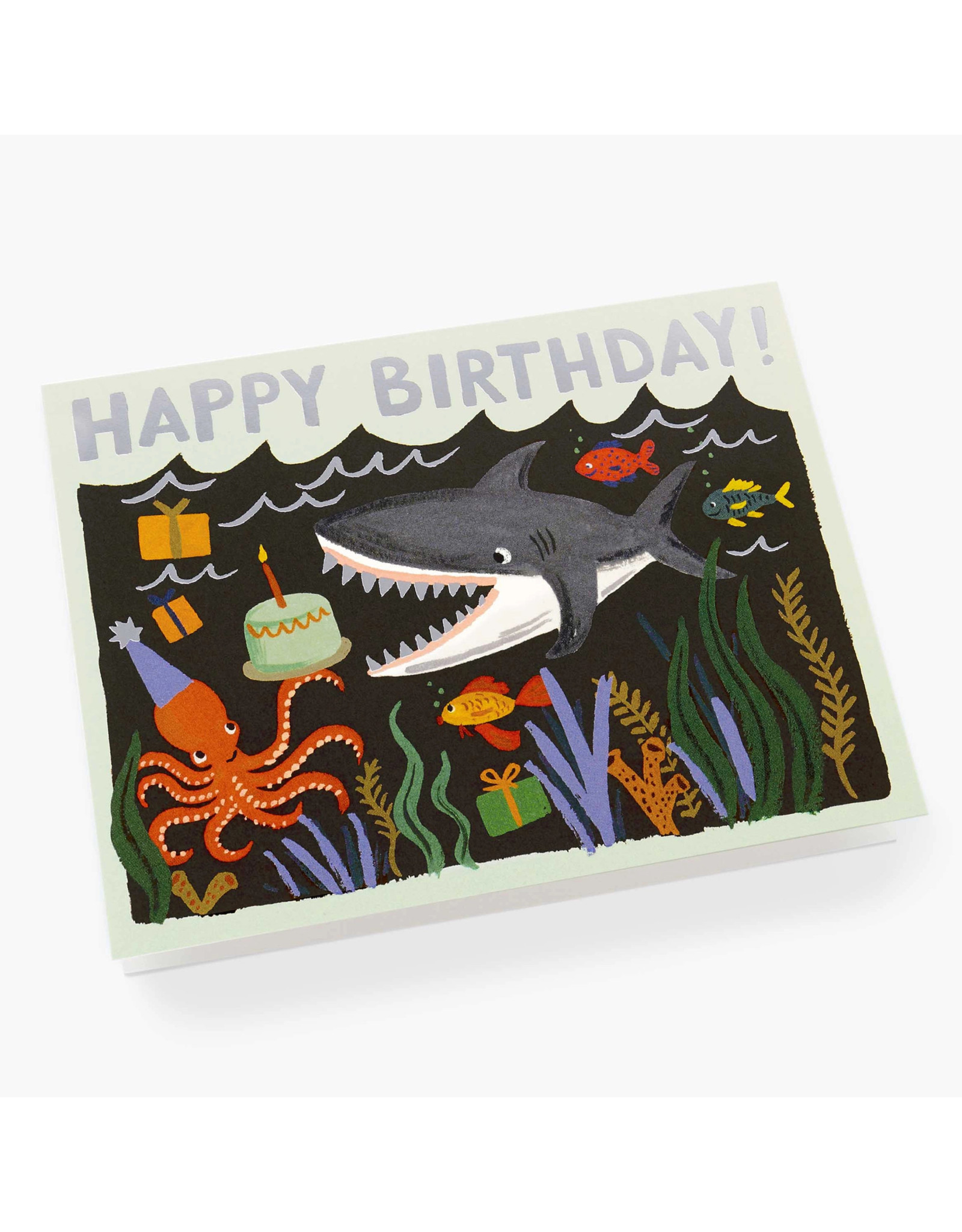 Rifle Paper Co. Shark Birthday A2 Notecard