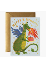 Rifle Paper Co. Birthday Dragon A2 Notecard