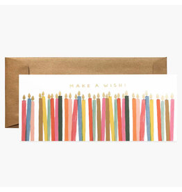 Rifle Paper Co. Make a Wish Candles No.10 Notecard