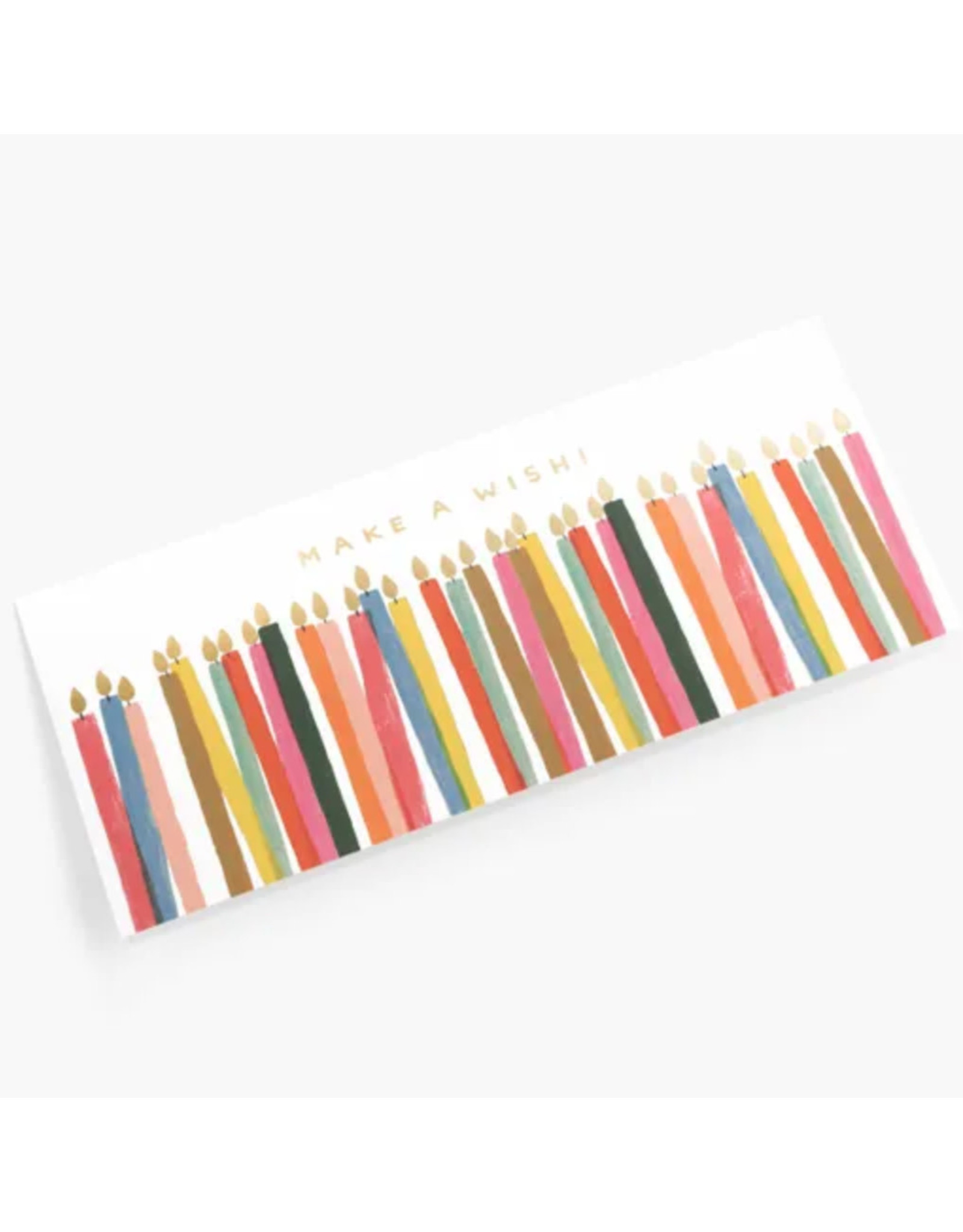 Rifle Paper Co. Make a Wish Candles No.10 Notecard