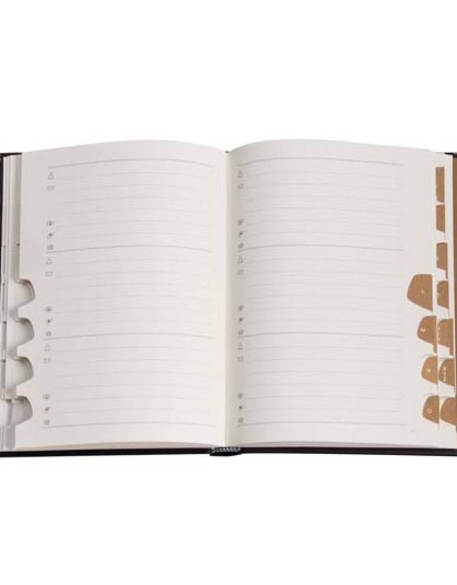 Paperblanks Gold Inlay Midi Address Book