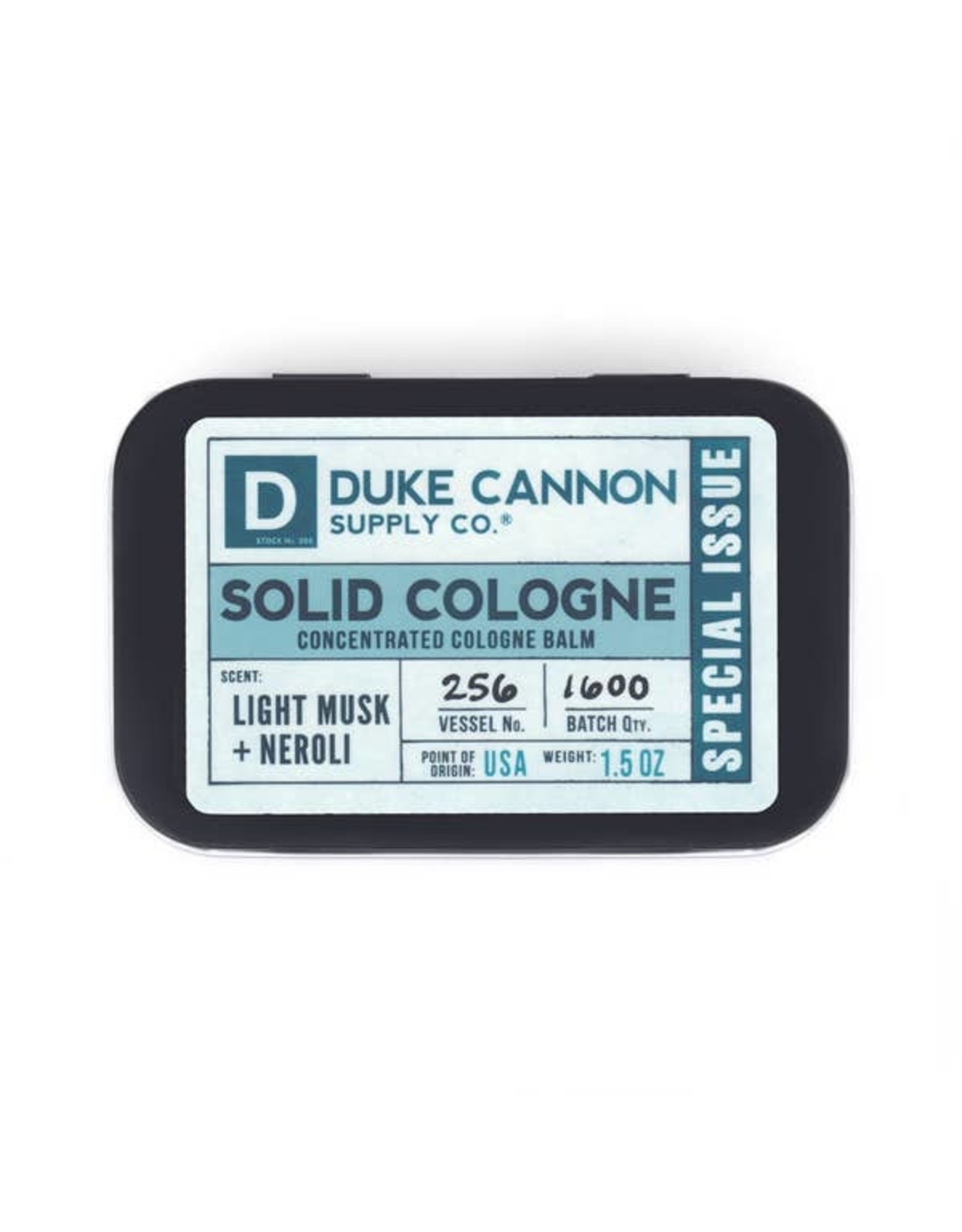 Duke Cannon Supply Co. Light Musk & Neroli Solid Cologne