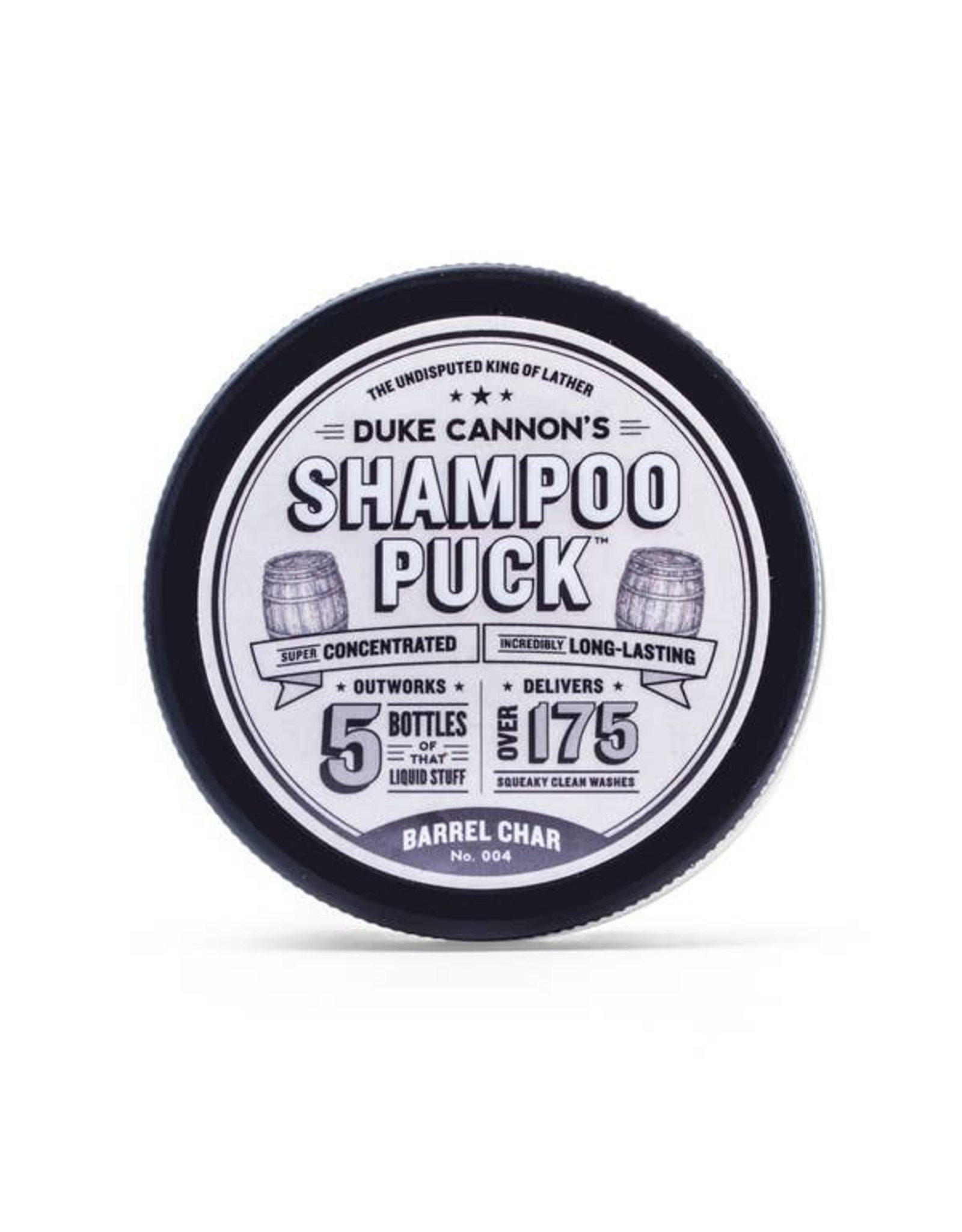 Duke Cannon Supply Co. Shampoo Puck Barrel Char