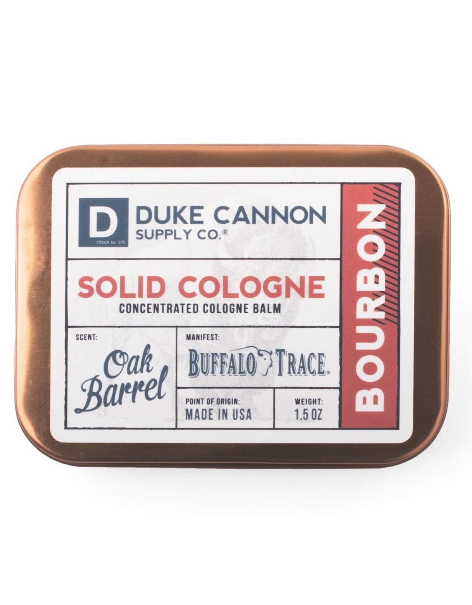 Duke Cannon Supply Co. Bourbon Solid Cologne