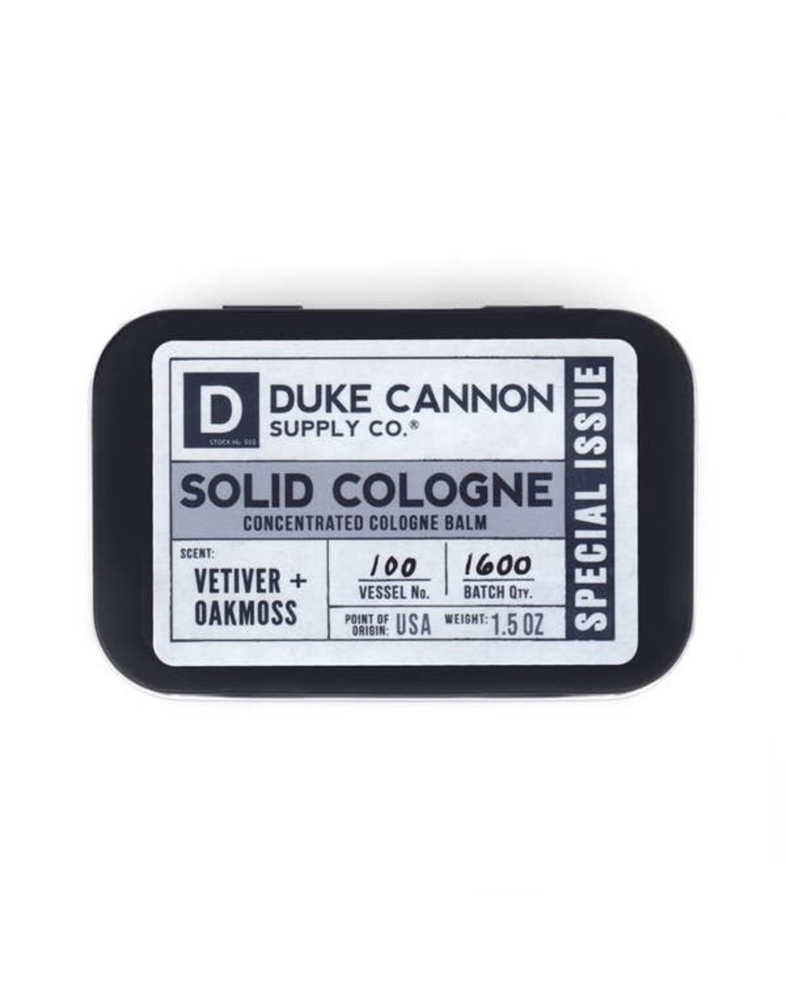 Duke Cannon Supply Co. Vetiver & Oakmoss Solid Cologne