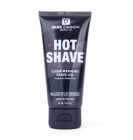 Duke Cannon Supply Co. Hot Shave Clear Warming Shave Gel - Travel Size