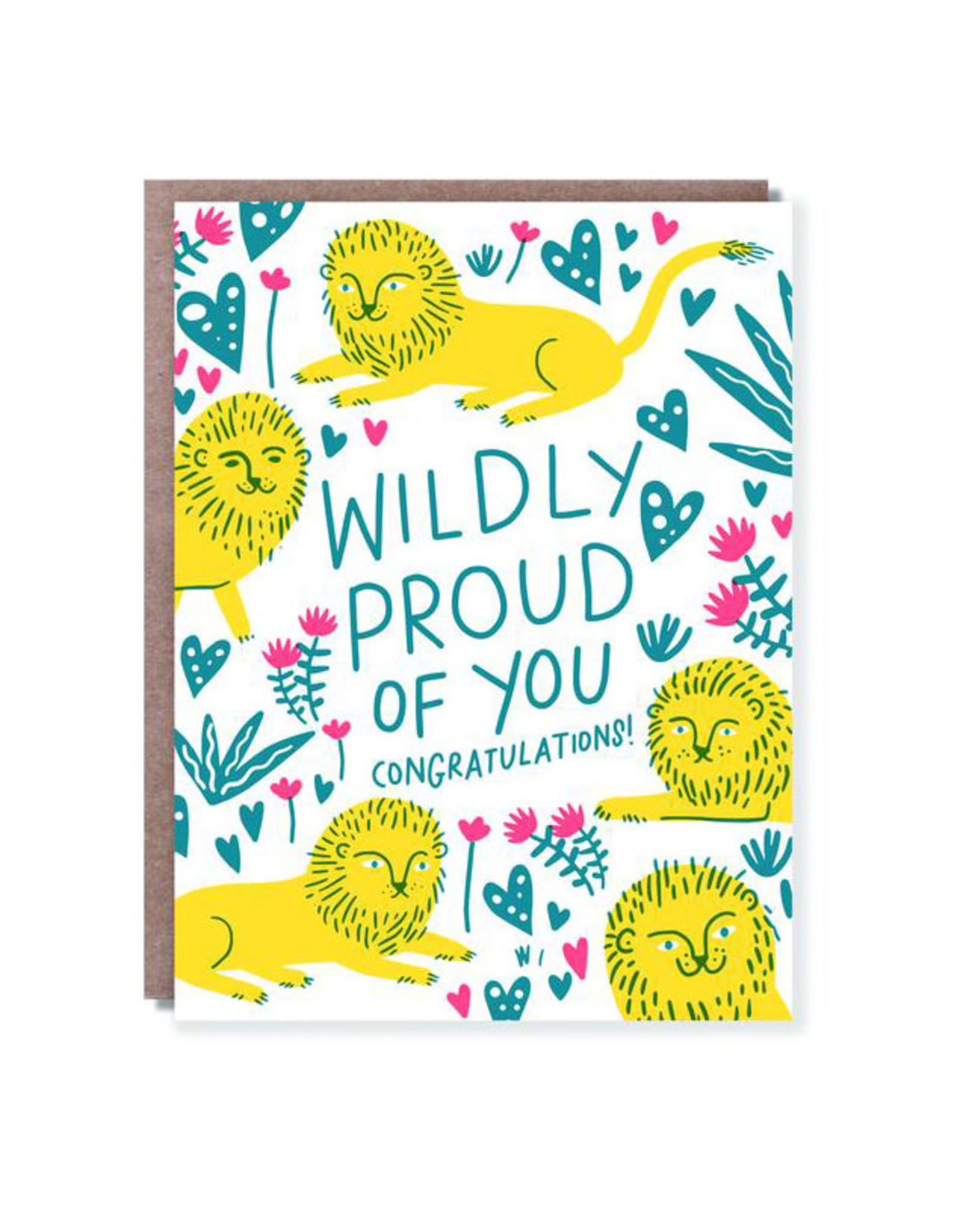 Hello!Lucky Wildly Proud A2 Notecard