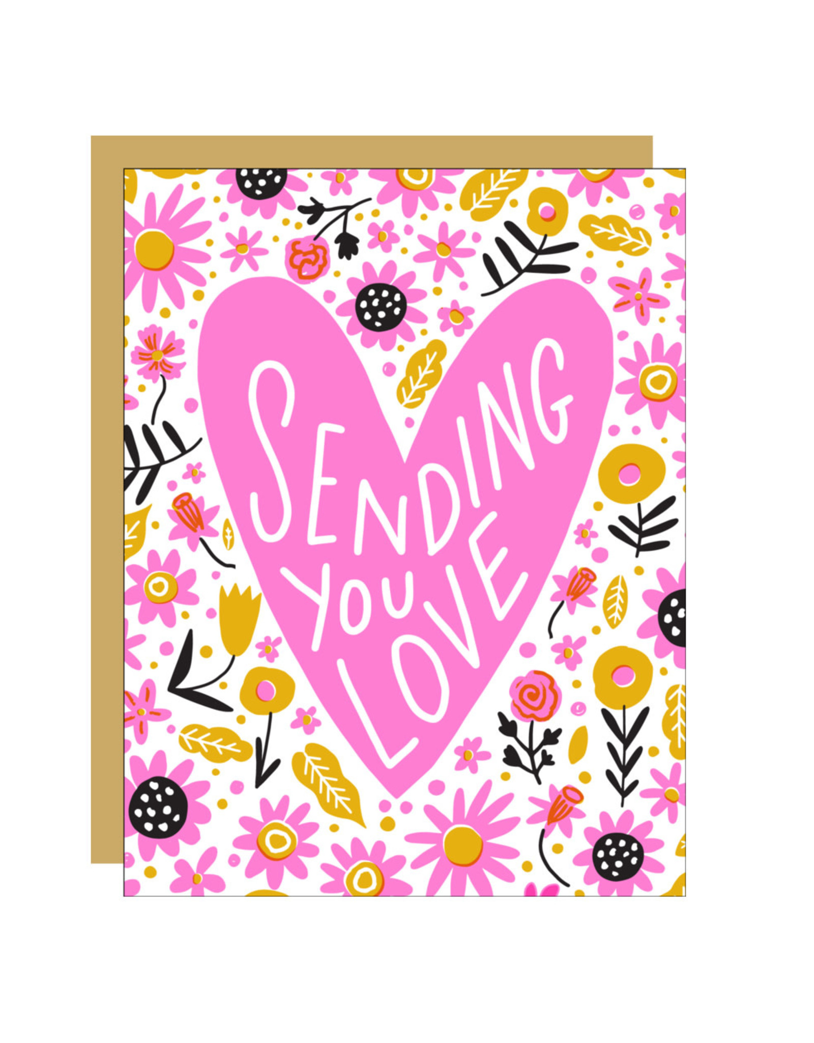 Hello!Lucky Sending Love A2 Notecard