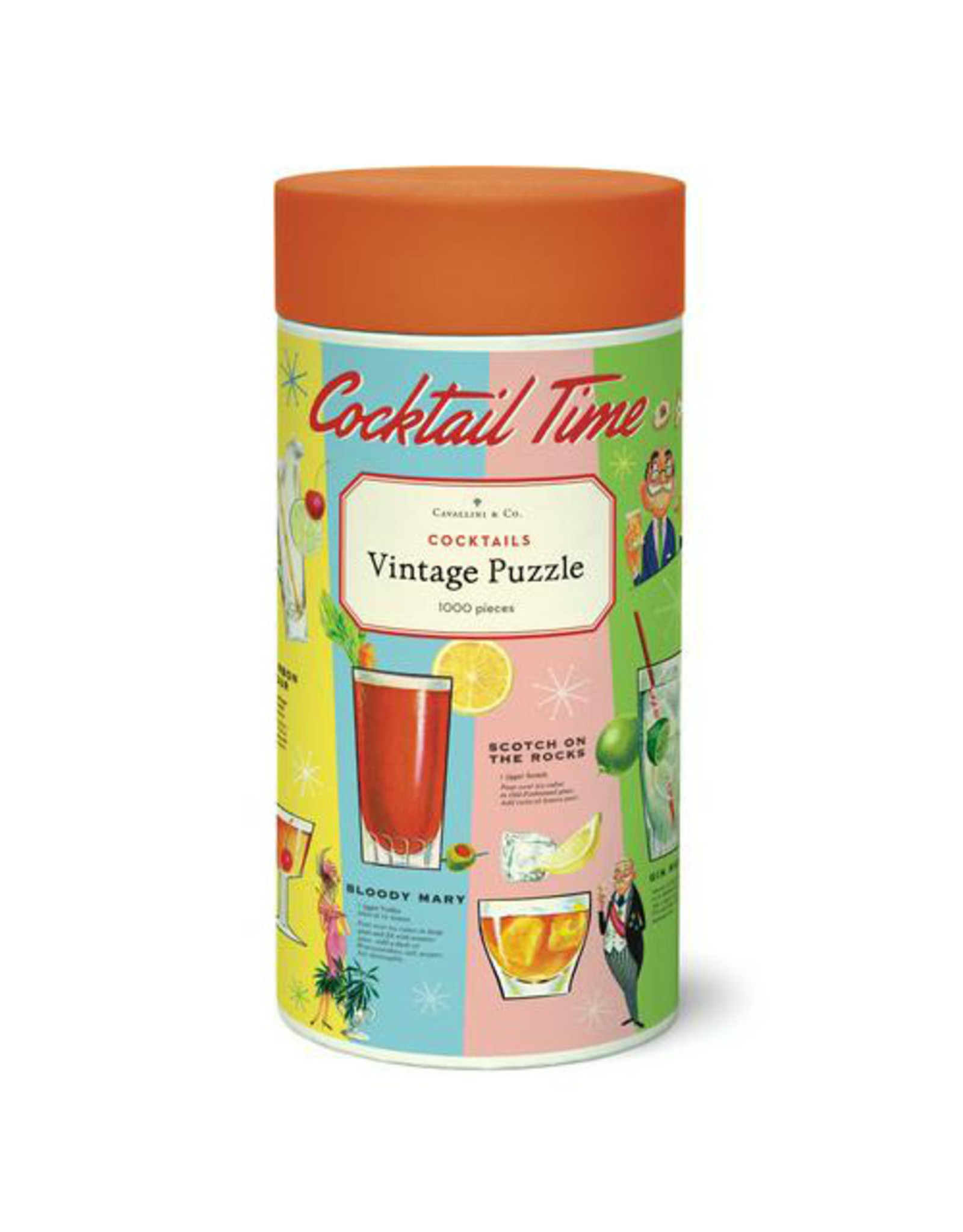 Cavallini Papers & Co. Cavallini Puzzle Cocktails 1,000 Pcs