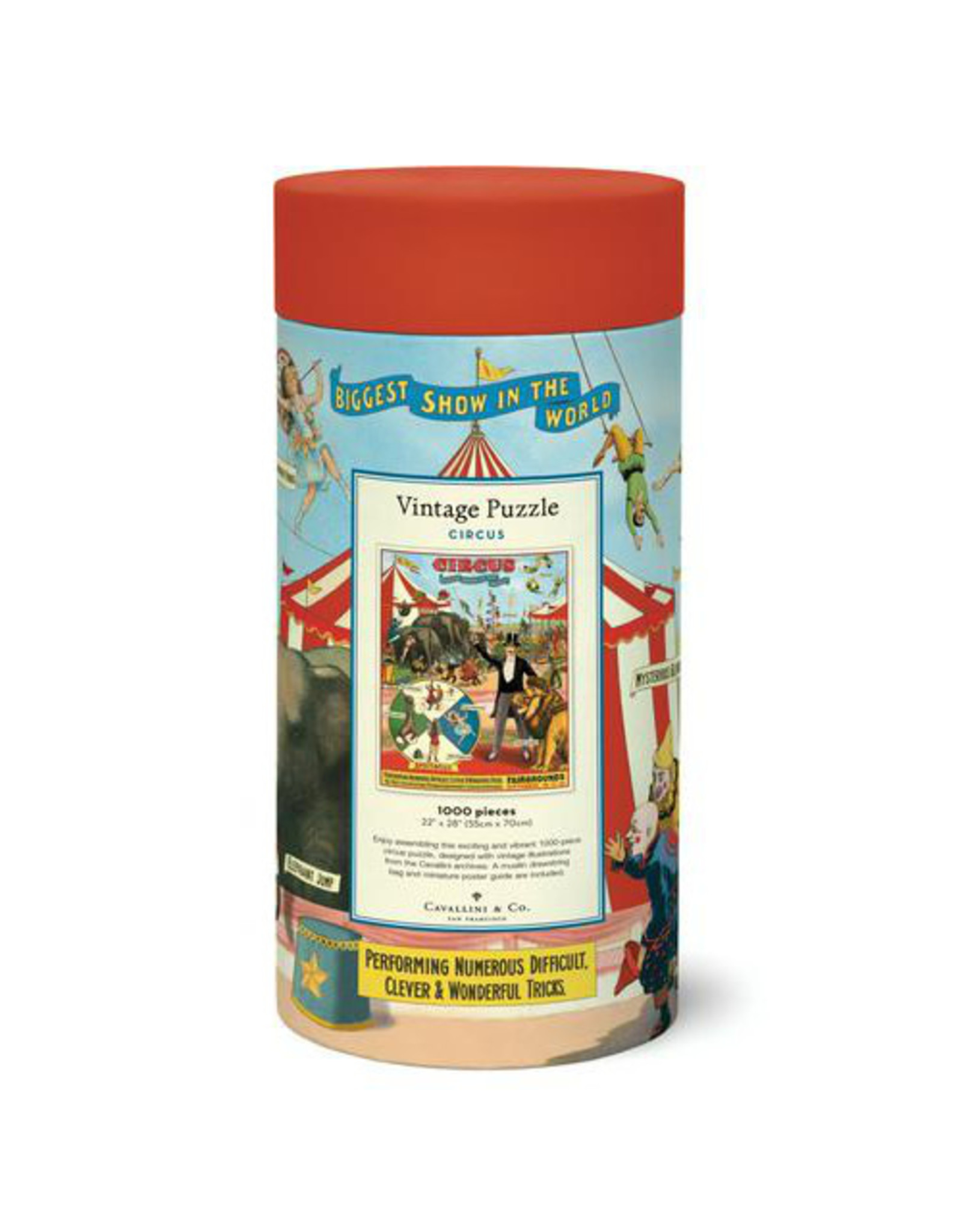 Cavallini Papers & Co. Cavallini Puzzle Circus 1,000 Pcs