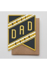 Hammerpress Best Dad Ever Banner A2 Notecard