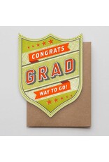 Hammerpress Congrats Grad Badge Notecard