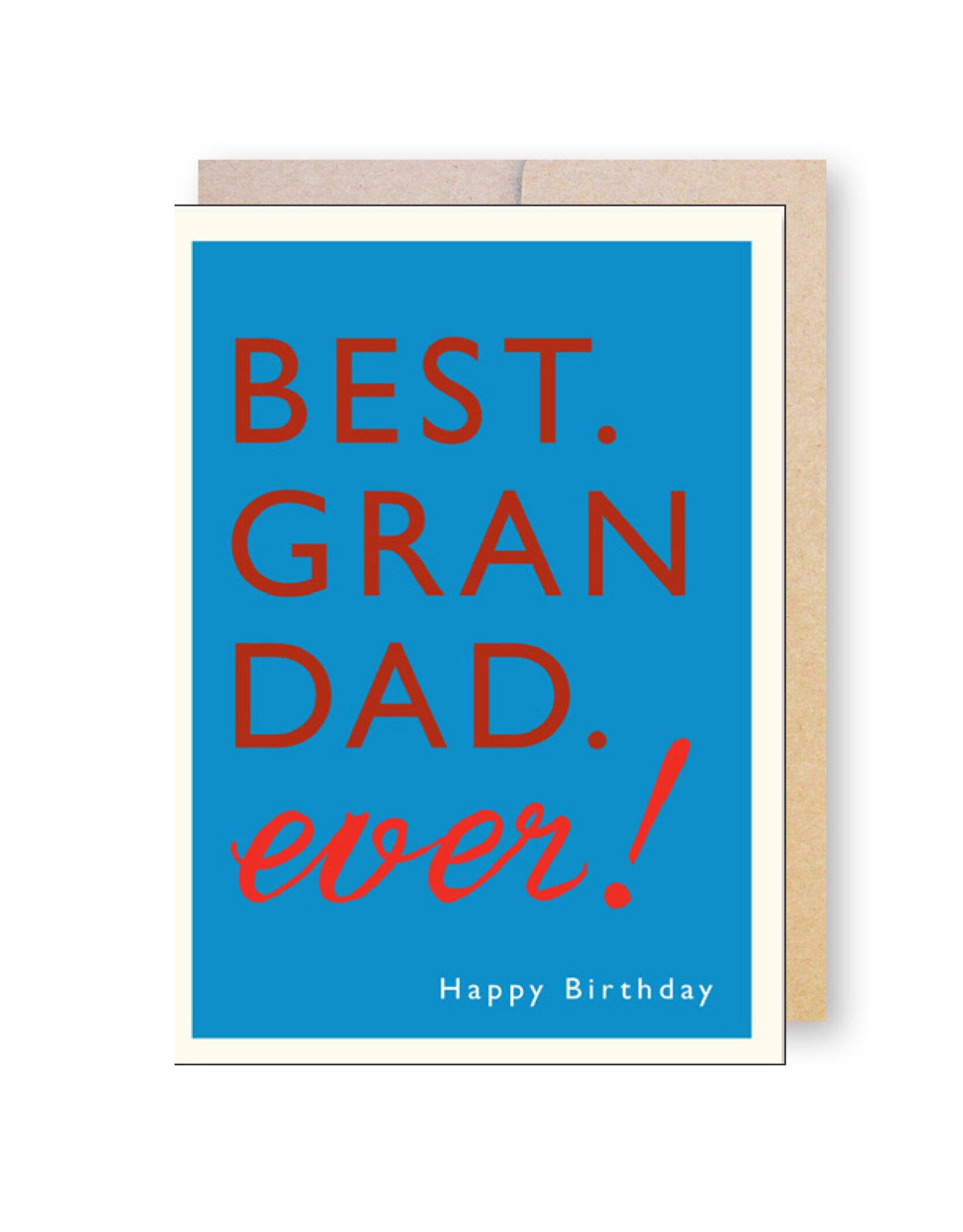 J. Falkner Cards Best Granddad A6 Card