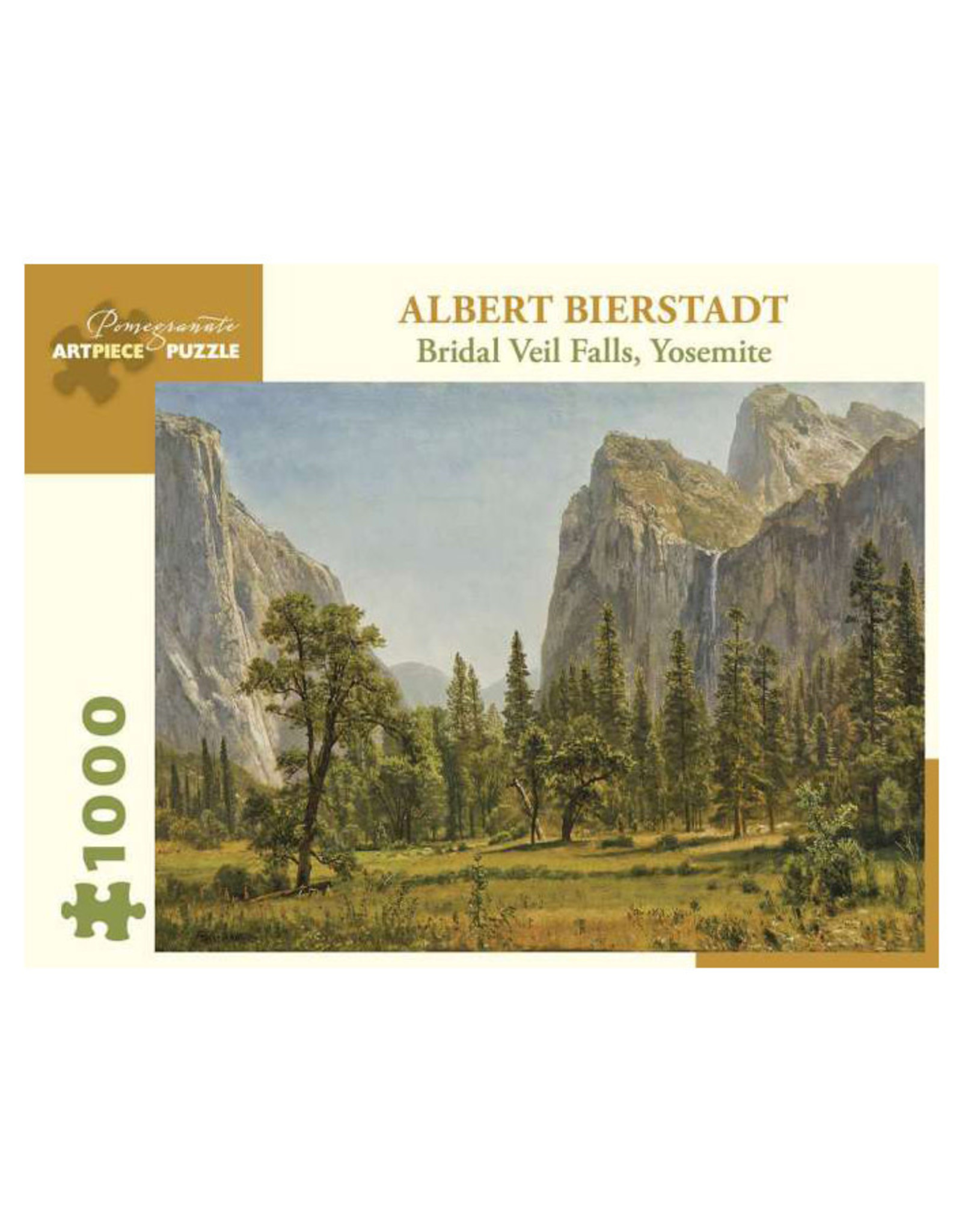 Pomegranate Albert Bierstadt: Bridal Veil Falls, Yosemite 1000-Piece Jigsaw Puzzle