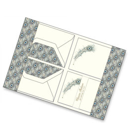 Rossi Wallet Peacock Feathers