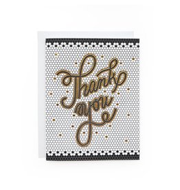 Wild Ink Press Thank You Tile Greeting Notecard A2