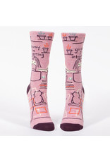 Blue Q Go Away I'm Introverting Women's Crew Socks