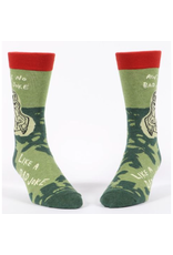 Blue Q Ain't No Bad Joke Like a Dad Joke Men's Crew Socks