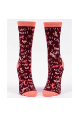 Blue Q Cats! Women's Crew Socks