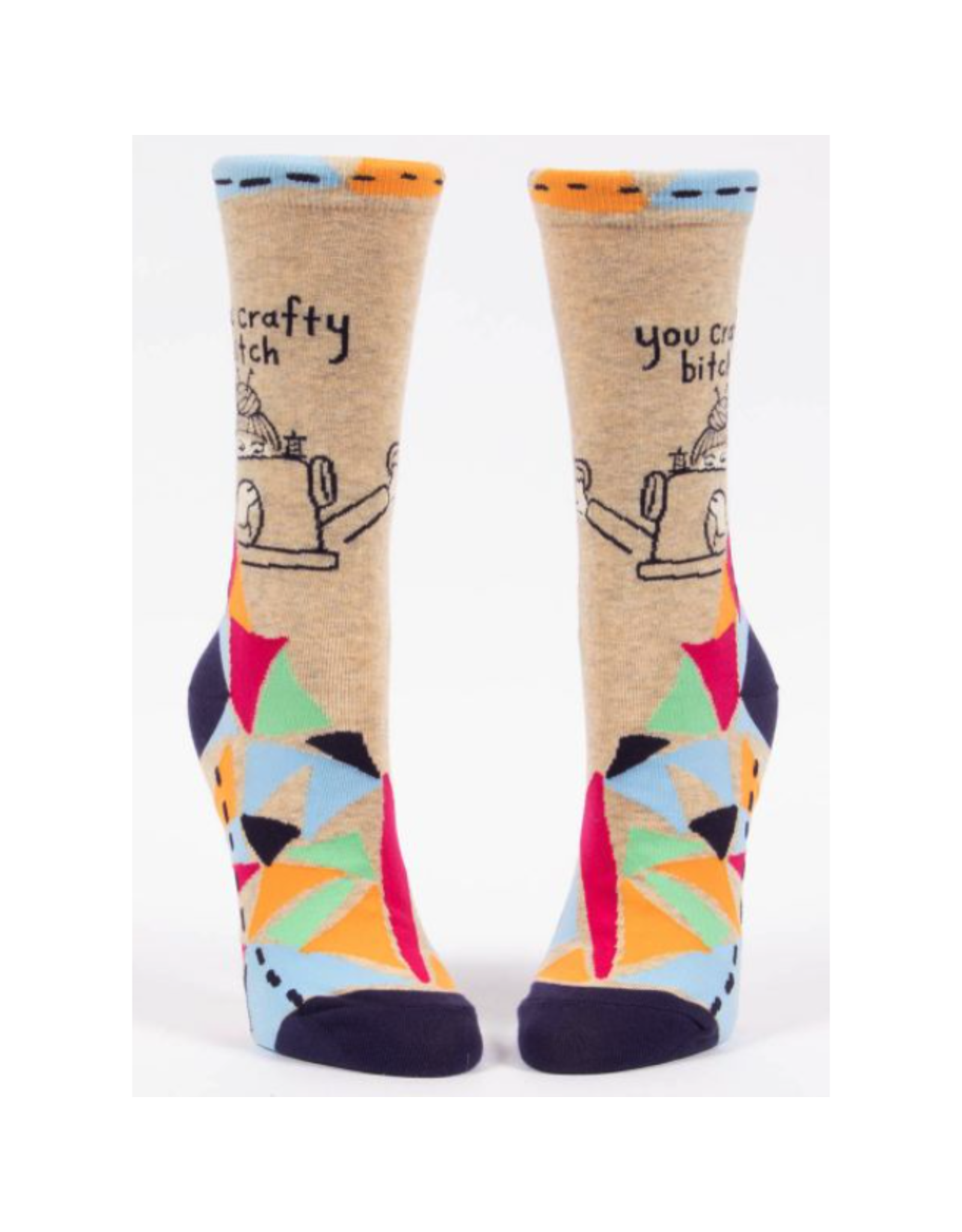 Blue Q You Crafty Bitch Women's Crew Socks