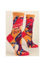 Blue Q Anxious and Sexy Women's Crew Socks