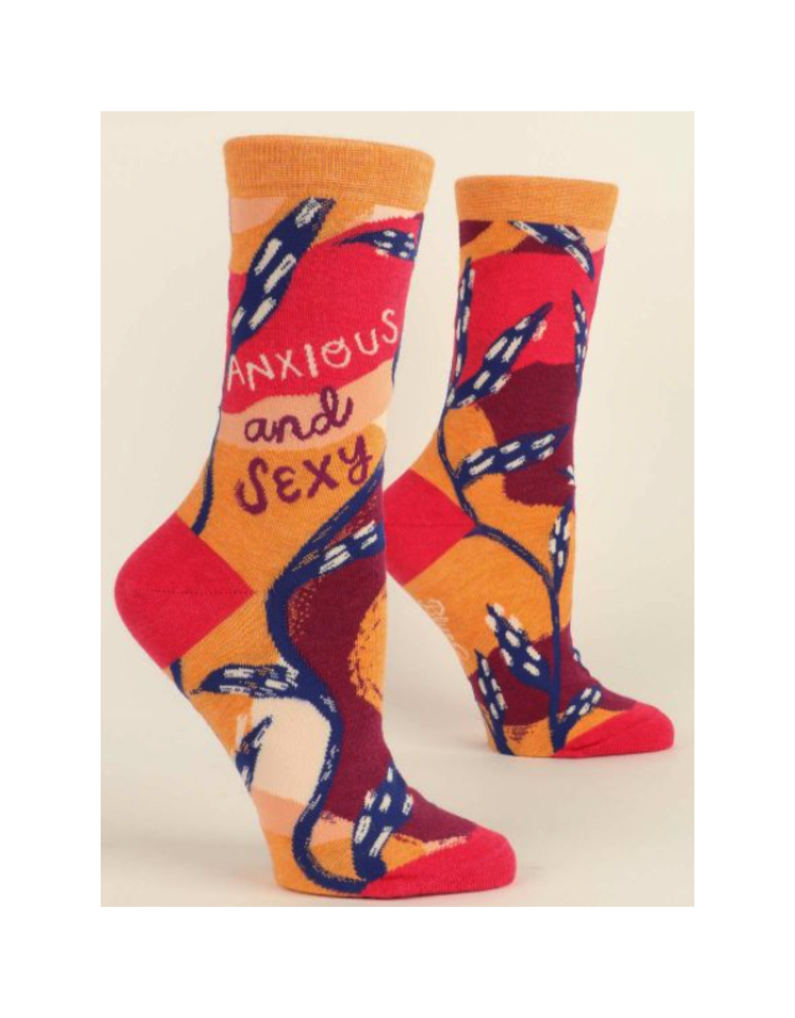 Blue Q Anxious and Sexy Women's Crew Socks