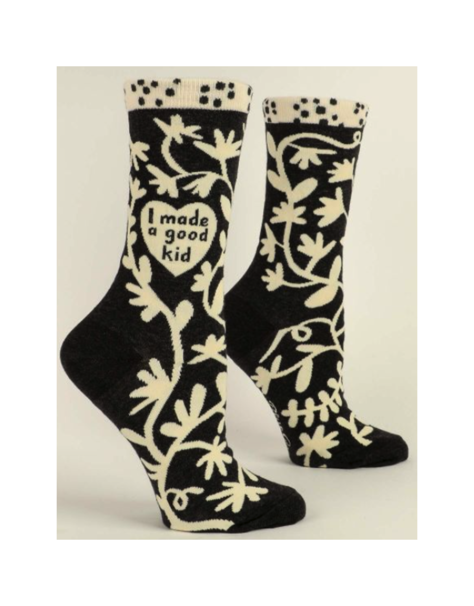 Blue Q I Made a Good Kid Women's Crew Socks
