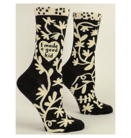 Blue Q I Made a Good Kid Women's Crew Socks