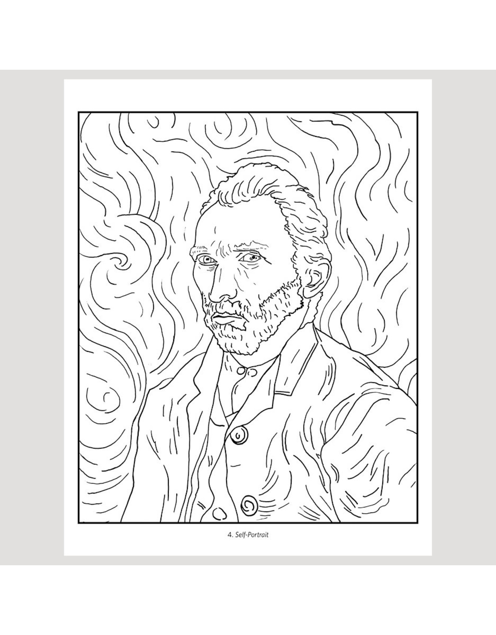 Pomegranate Vincent van Gogh Coloring Book