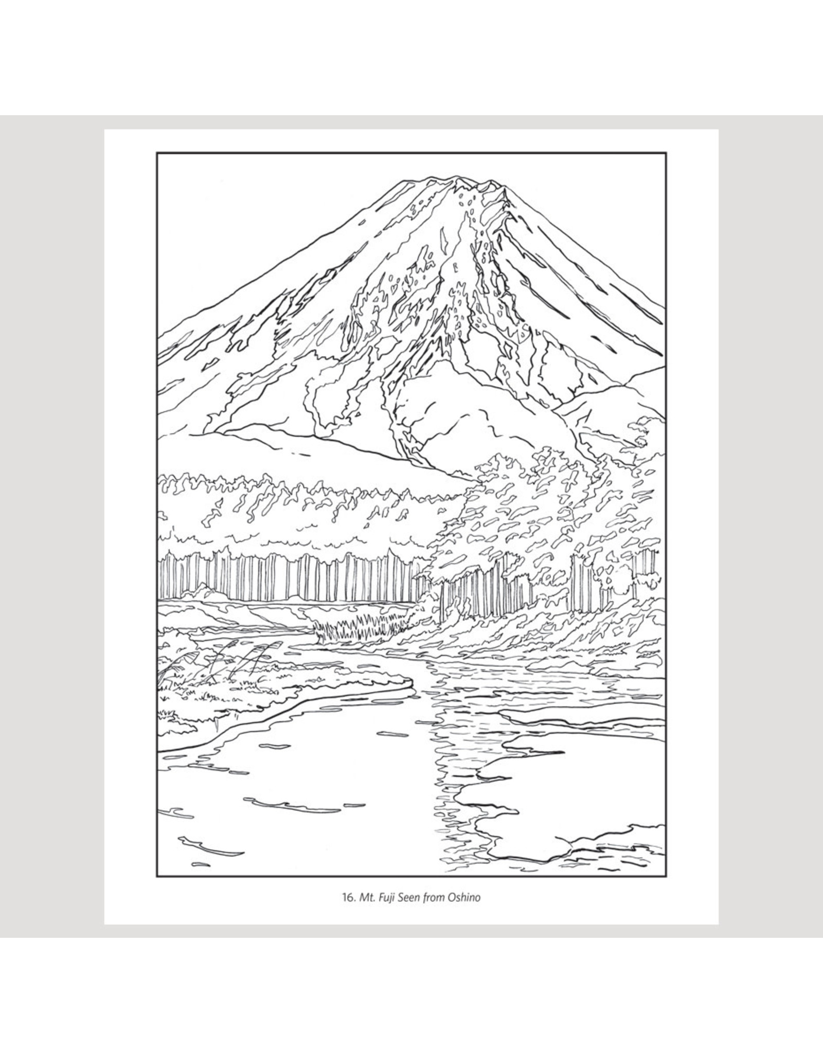 Pomegranate Kawase Hasui Coloring Book