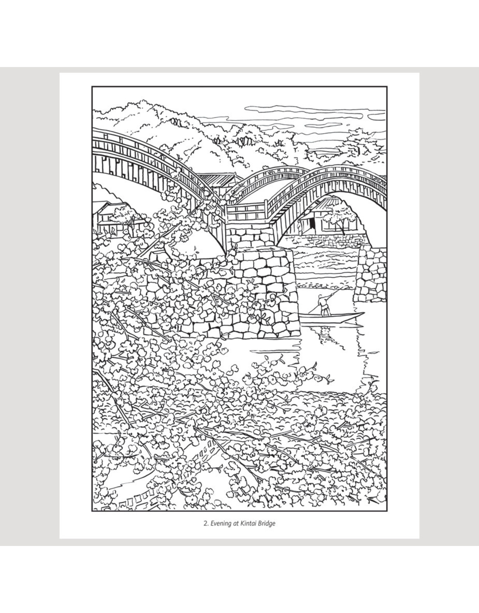 Pomegranate Kawase Hasui Coloring Book