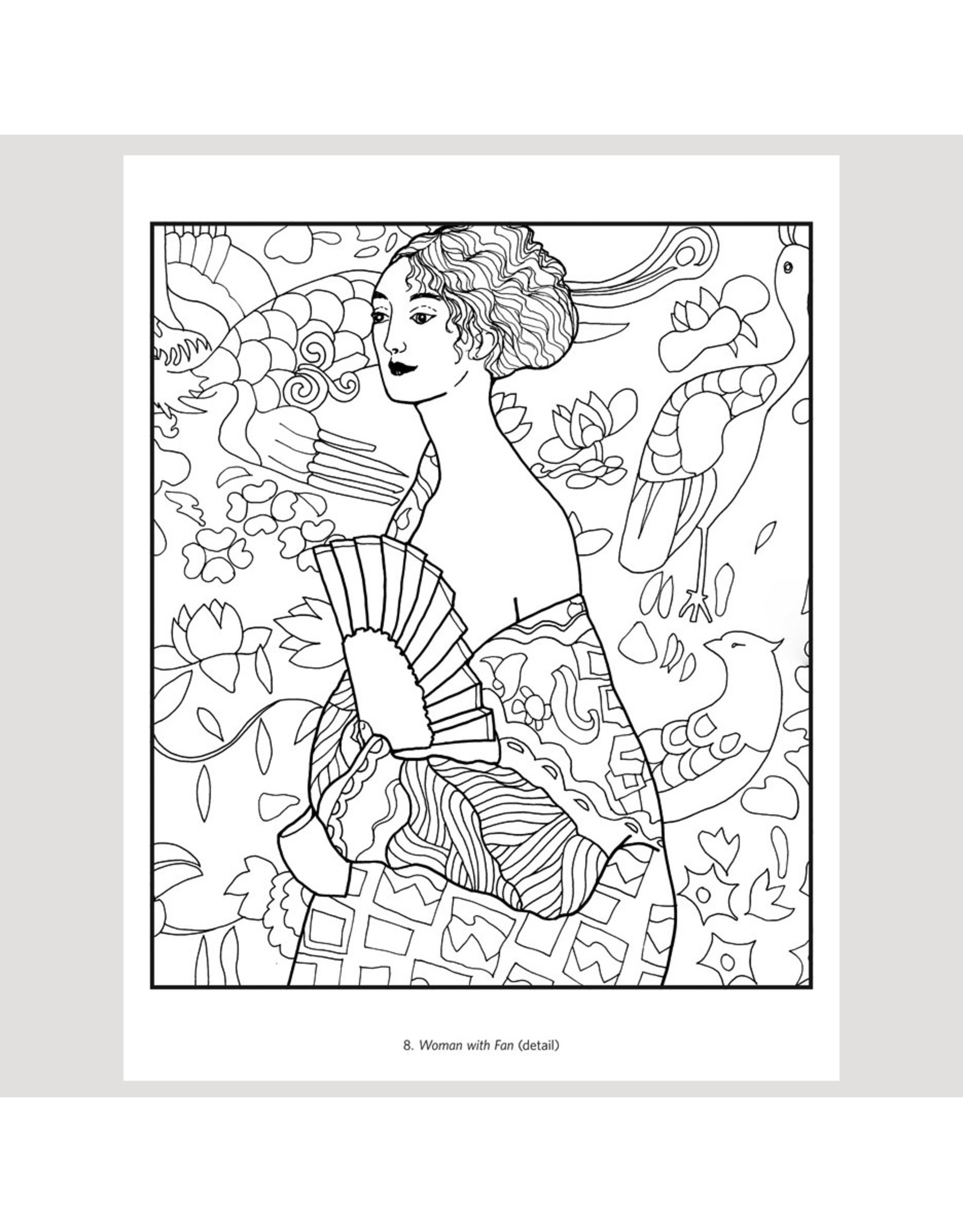 Pomegranate Gustav Klimt Coloring Book