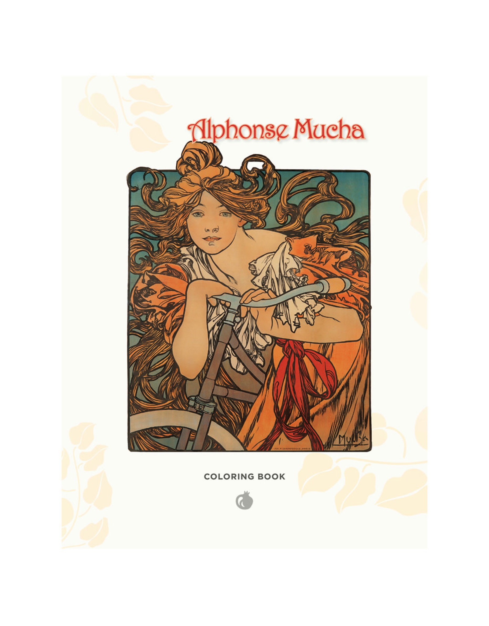 Pomegranate Alphonse Mucha Coloring Book