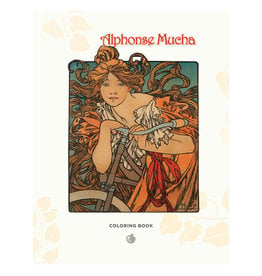 Pomegranate Alphonse Mucha Coloring Book