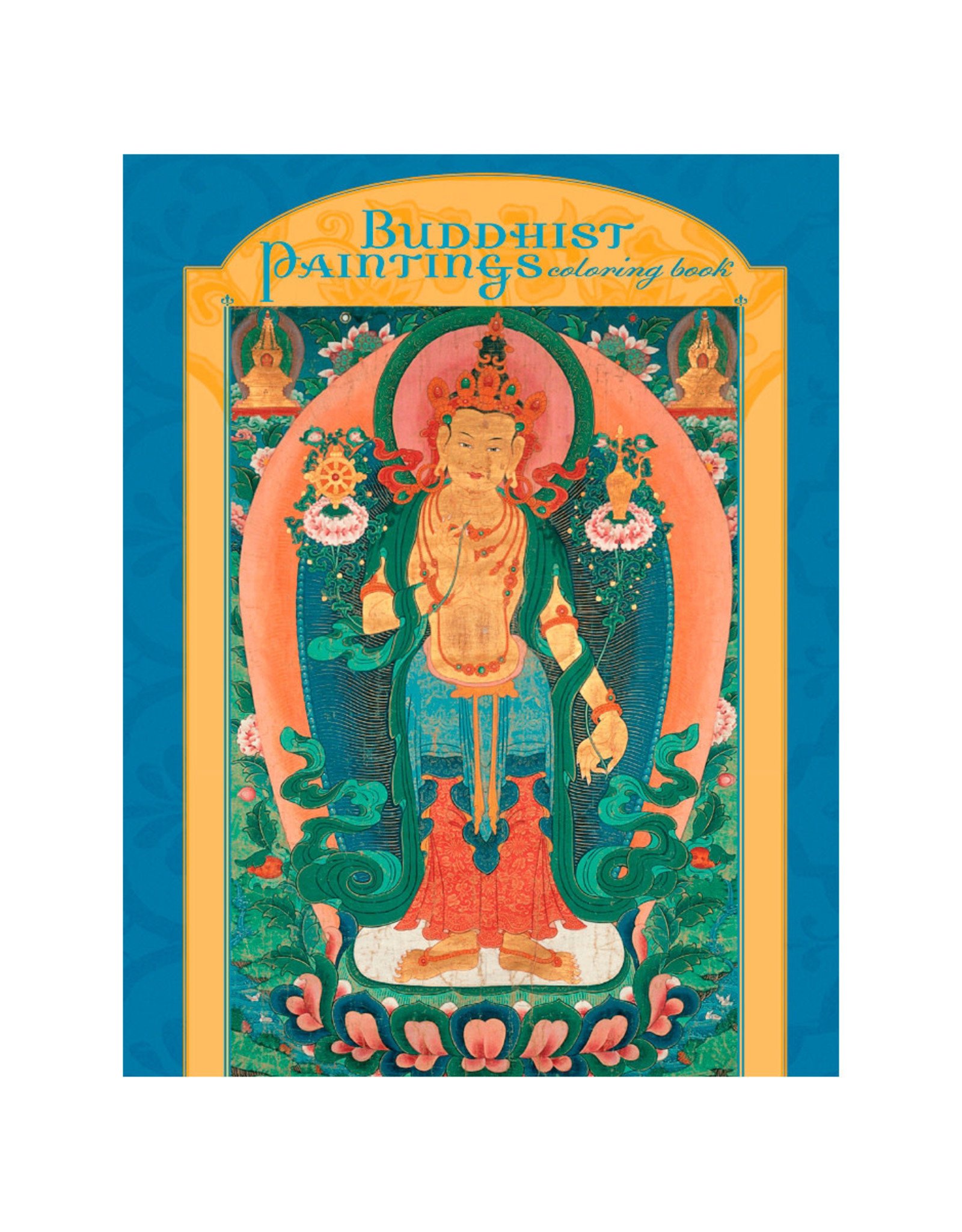 Pomegranate Buddhist Paintings Coloring Book