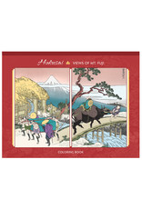 Pomegranate Hokusai: One Hundred Views of Mt. Fuji Coloring Book
